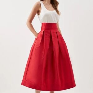 Karen MilleN  NEW WITH TAGS Twill Prom Maxi Skirt